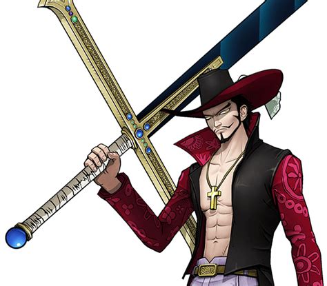 One Piece Oka Shichibukai 18 Dracule Mihawk the worlds largest sword ...