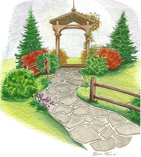 Garden Drawing Ideas