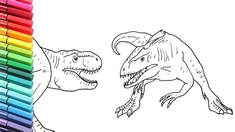 Indominus Rex Vs T Rex Coloring Page | The Best Porn Website