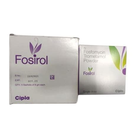 Fosirol 3 g Sachets at Rs 450/pack | Fosfomycin | ID: 25386956088