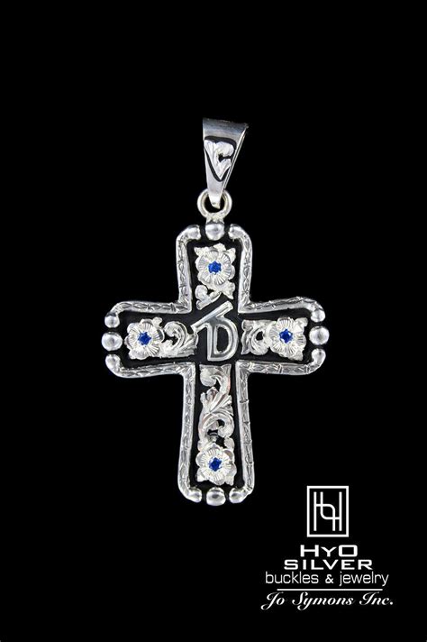 Custom Engraved Cross - Hyo Silver | Engraved cross, Silver, Mens sterling silver necklace