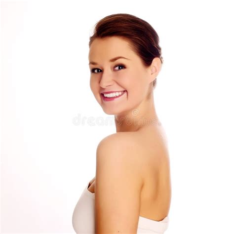 Close-up of a Young Woman Smiling Stock Photo - Image of caucasian, beauty: 11326616