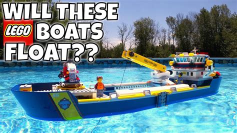 WILL THESE LEGO BOATS FLOAT??? 🚢 #6 - YouTube