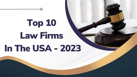 Top 10 Law Firms in the USA - 2023