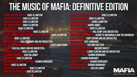 2K reveals Mafia: Definitive Edition’s full licensed soundtrack