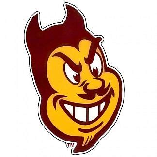 ASU Sparky Face Decal : Cactus Sports | Arizona state, Old logo, Asu