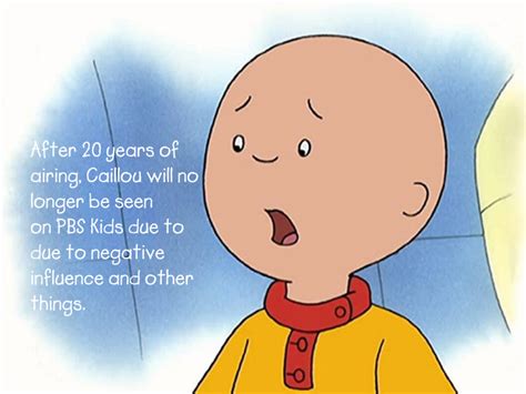 Caillou has been Cancelled! by MJEGameandComicFan89 on DeviantArt