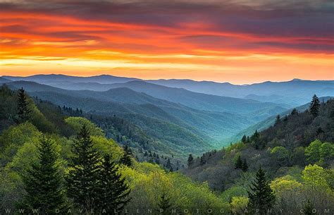 Great Smoky Mountains National Park Gatlinburg TN Scenic Landscape | Mountain landscape ...