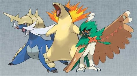 Pokemon Legends: Arceus - Final evolution for each starter