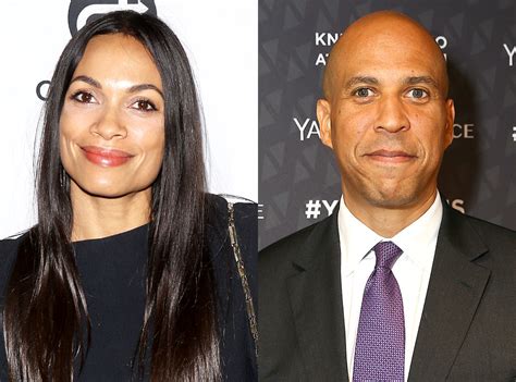 Rosario Dawson and Senator Cory Booker Spark Dating Rumors After Night Out on Broadway - E! Online