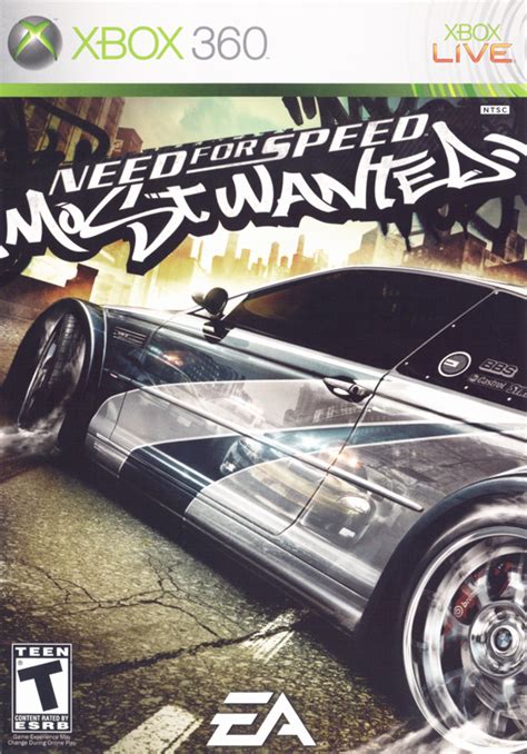 Need for Speed: Most Wanted (2005) Xbox 360 box cover art - MobyGames