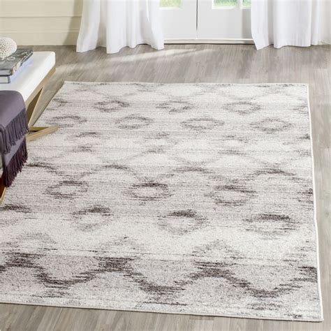 $341 Wayfair rug 9x12 | Silver rug, Area rugs, Geometric area rug