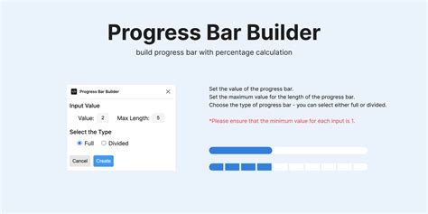 Progress Bar Builder | Figma Community