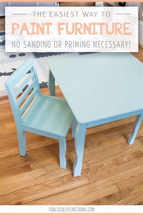 The Easiest Way To Paint Furniture - No Sanding Or Priming!
