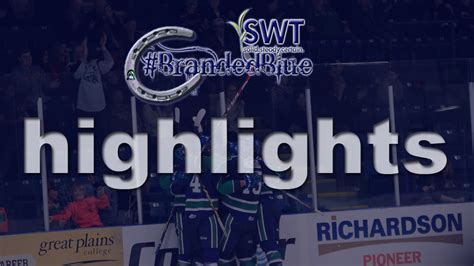 Highlights Broncos Blank Brandon - Swift Current Broncos