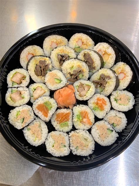 Sushi Platter – 6 Flavours (Around 35pcs) – Japanese Hot Food + Sushi