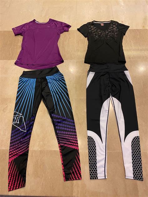 Gym or running outfit, Women's Fashion, Activewear on Carousell