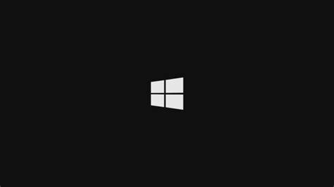 Windows 10, Simple, Microsoft Windows, Black background Wallpapers HD / Desktop and Mobile ...