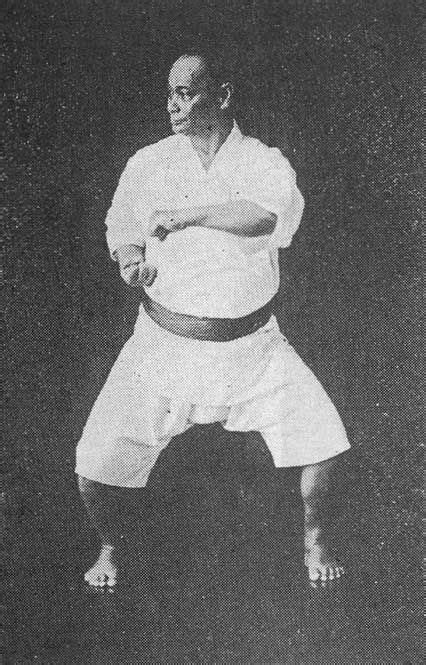 Motobu Chōki in Naihanchi-dachi, one of the basic karate stances | Karate martial arts, Karate ...