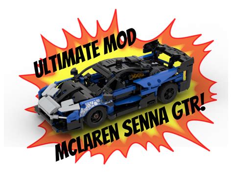 LEGO MOC Ultimate Mod of Mclaren Senna Gtr by JamesFF | Rebrickable ...