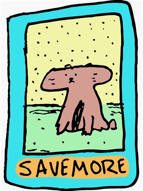 "Savemore LOGO" Sticker by braedenlong | Redbubble