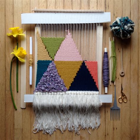 Tapestry Weaving Loom Kit Gifts for Knitters Beginner