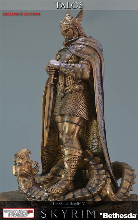 Gaming Heads Elder Scrolls - Shrine of Talos Statue - The Toyark - News