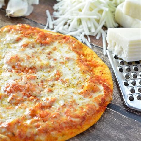 Gluten free cheese pizza - this is a family fave!