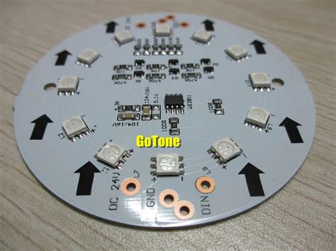 2Pcs Circuit Board WS2811 10mm 5050 SMD 12 LEDs Light Full Color Spot Light-in LED Modules from ...