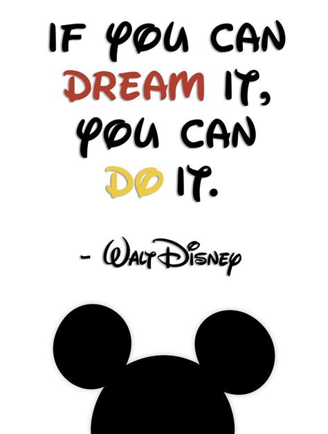 Walt Disney Quote If You Can Dream It - Marty Shaylyn