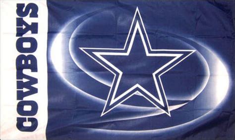 Dallas Cowboys Swirl & Star Flag 2-Ply Double-Sided 3x5 FT