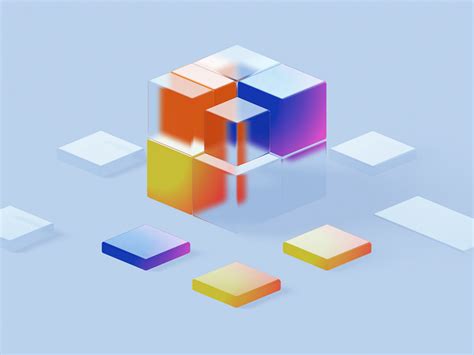 3D Cube Glass by Muhammad Dhiauddin on Dribbble