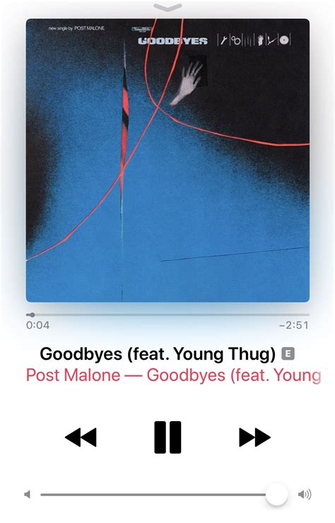 Post Malone - Goodbyes | Post malone lyrics, Post malone new song, Song ...