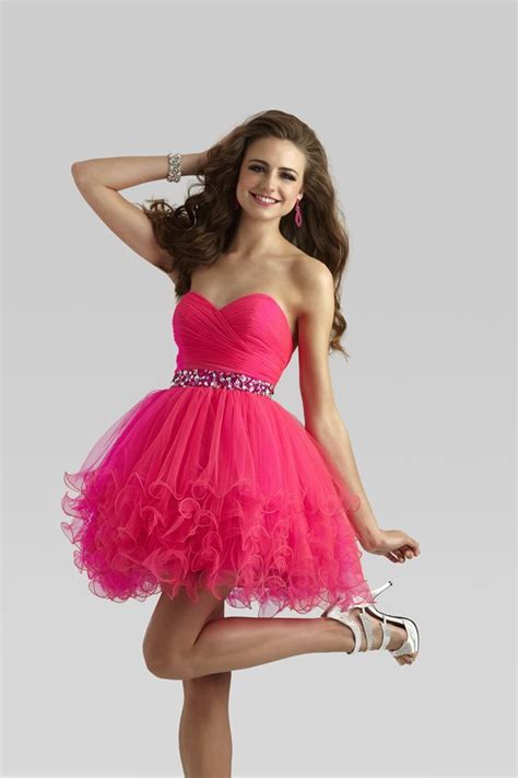 17 Best images about Sweet sixteen dresses on Pinterest | Prom dresses, Hot pink and Ruffle beading