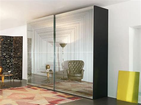 15 Stunning Glass Wardrobe Designs - Bedroomm | Glass wardrobe design ...