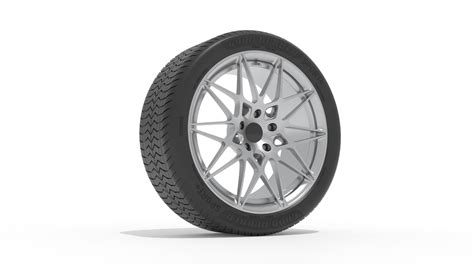 Sports Car Rims 20 inch with Tires 3D model - TurboSquid 2165479