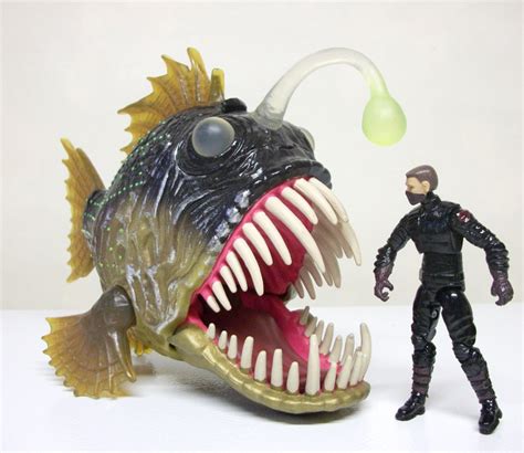 Chap Mei Angler fish 10" toy Animal Planet anglerfish finding nemo deep sea monster