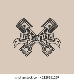 Mechanic Emblem Logo Design Stock Vector (Royalty Free) 2129161289 ...