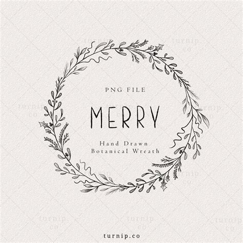 Christmas Clipart Black And White Border