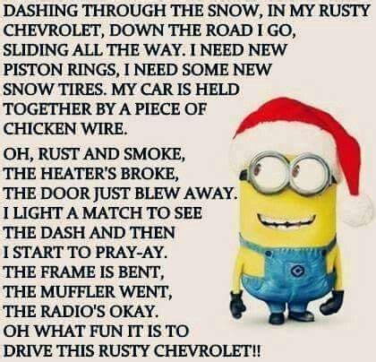 Pin by Stephanie Thompson on minions!! | Funny christmas songs, Christmas memes funny, Funny ...