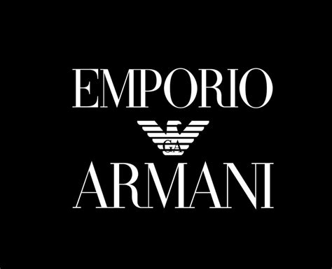 Emporio Armani Logo Brand Clothes Symbol White Design Fashion Vector ...