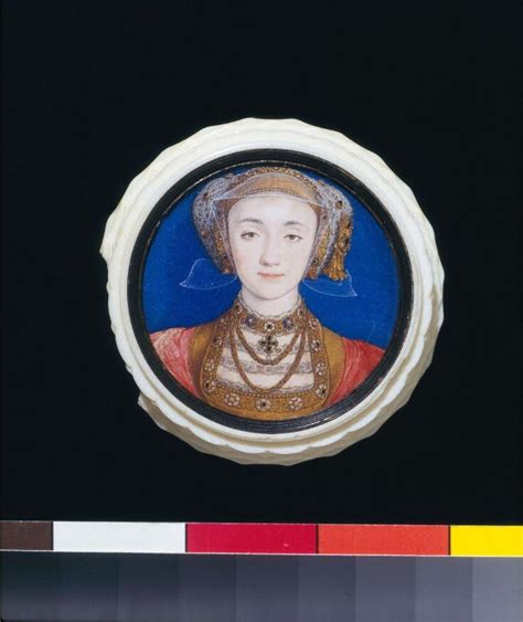 Portrait miniature of Anne of Cleves (1515-1557), set in a turned ivory box | Hans Holbein | V&A ...