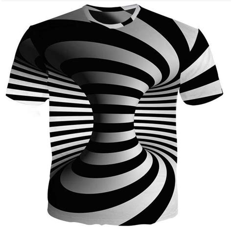 Trippy 3D T Shirt Optical Illusion (With images) | 3d t shirts, Mens tshirts, Mens tees