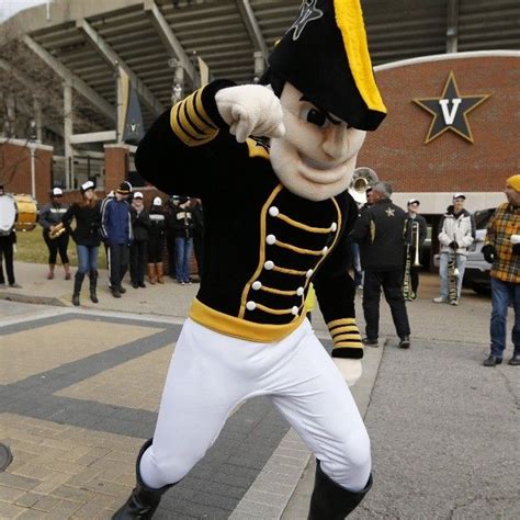 Vanderbilt Commodores mascot, Mr. C. | College Mascots: SEC | Pinterest