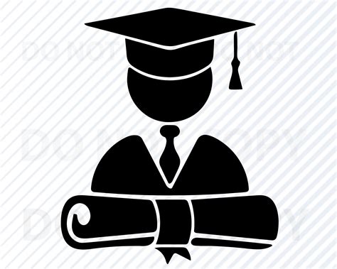 Buy Graduation SVG Silhouette Graduation Vector Images Clipart Online ...