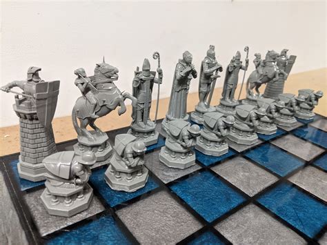 3D Printed HP Chess Set STL File Fantasy Magic Movie - Etsy Australia