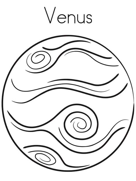 Planets coloring pages