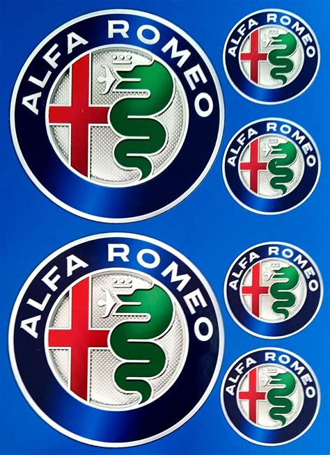 ALFA ROMEO EMBLEM CAR DECAL VINYL STICKERS – Redsigns