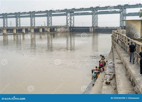 Koshi River Barrage in Nepal and Children Fishing Editorial Image - Image of nepal, nature ...