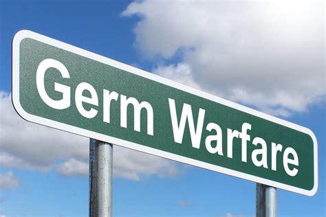 Germ Warfare - Free of Charge Creative Commons Green Highway sign image